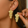 Trio Flowers Earings