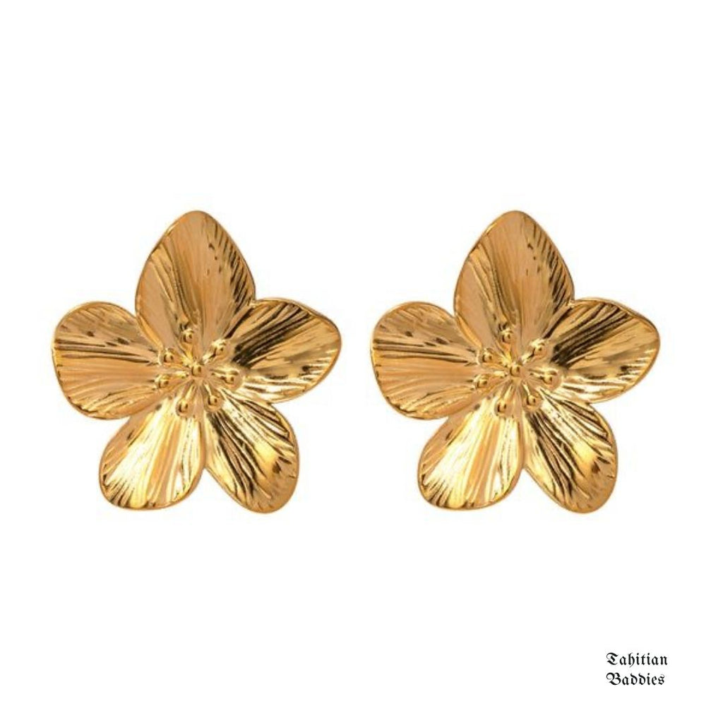 Golden Tiare Earrings