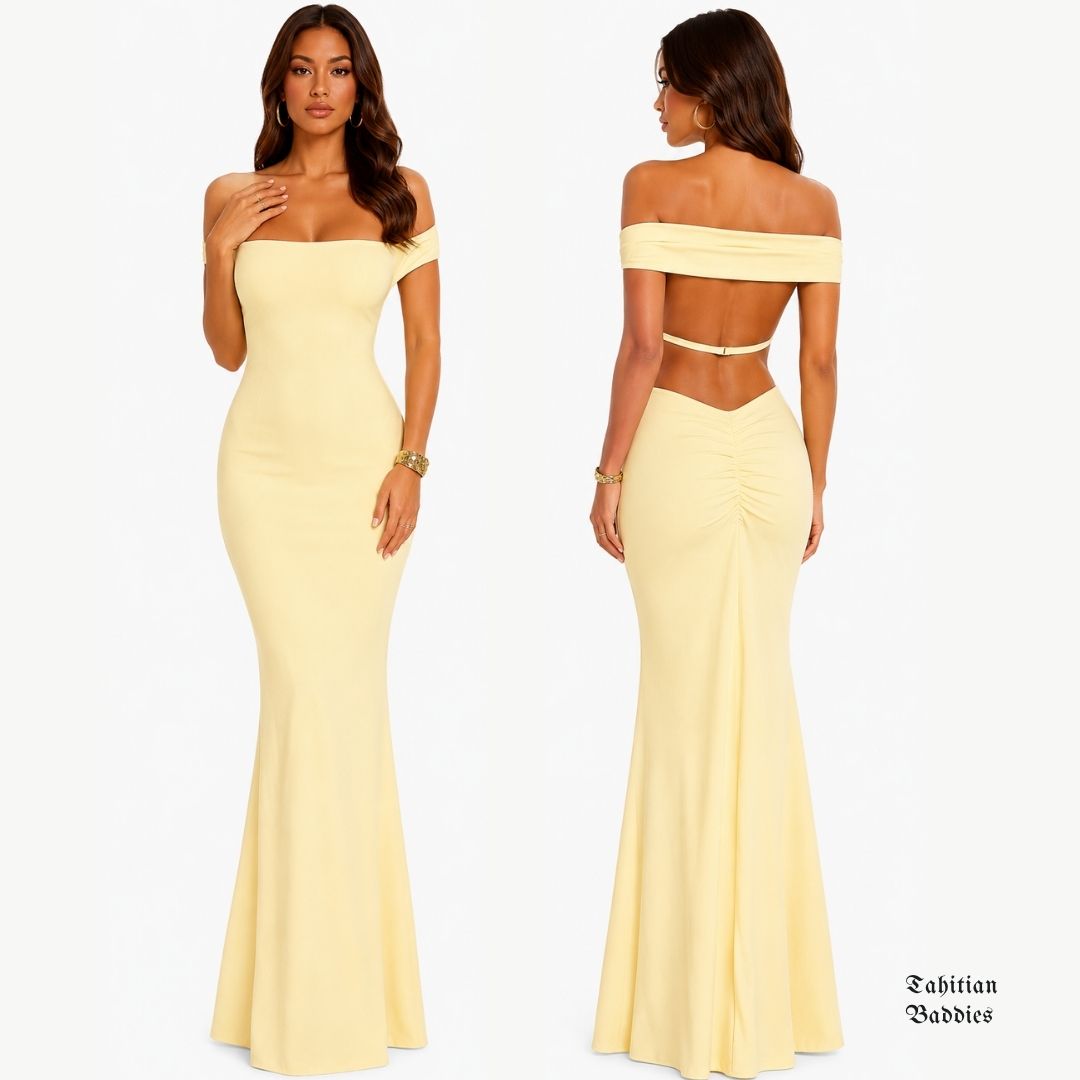 Lemon Yellow Dress