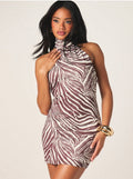 Zebra Mini Dress