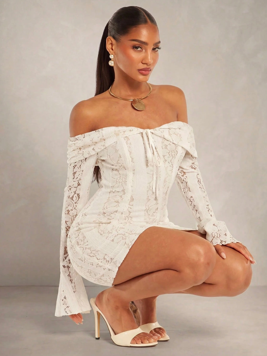 White Lace Dress