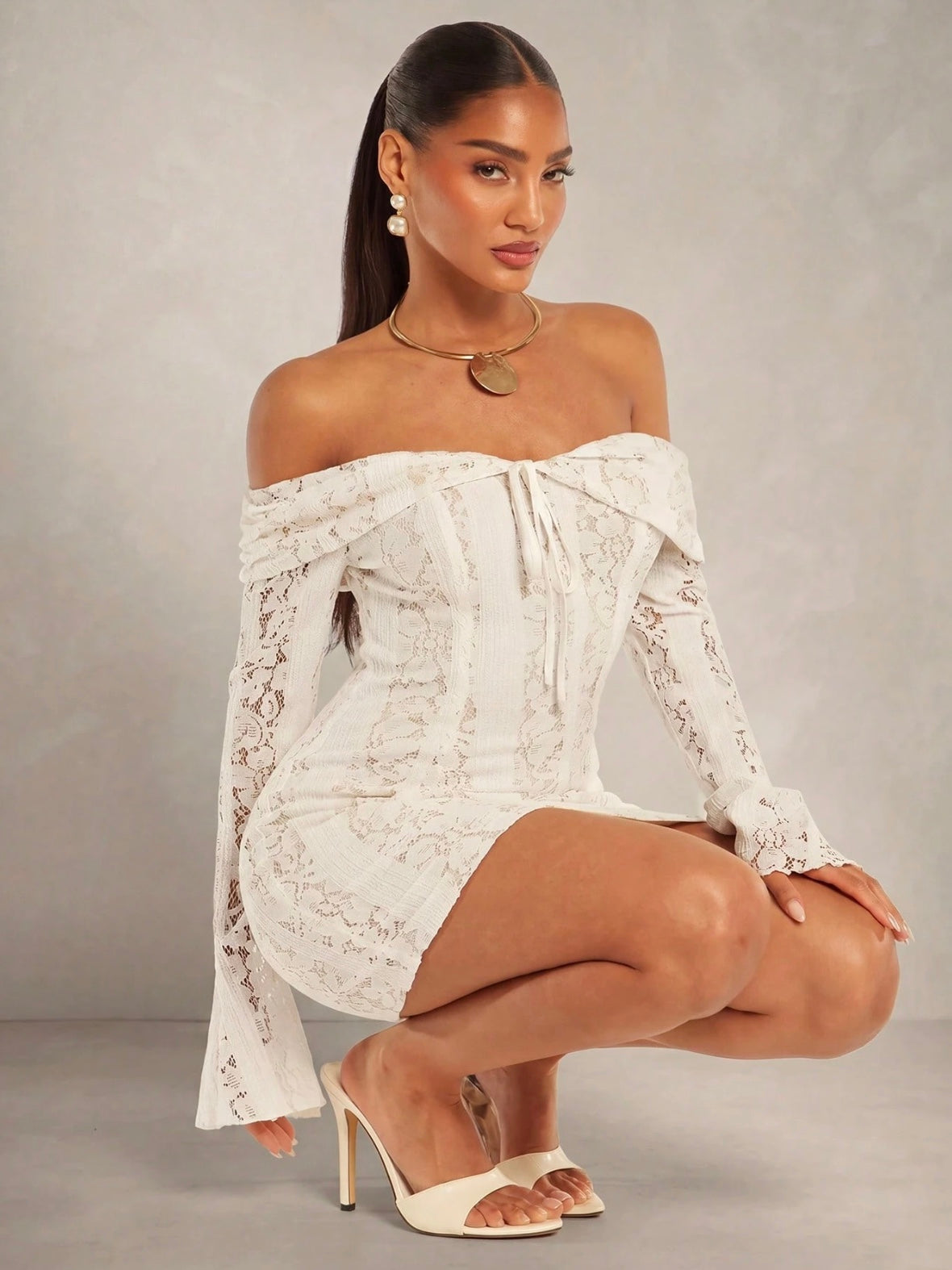 White Lace Dress