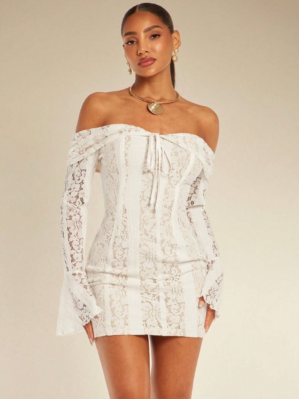 White Lace Dress