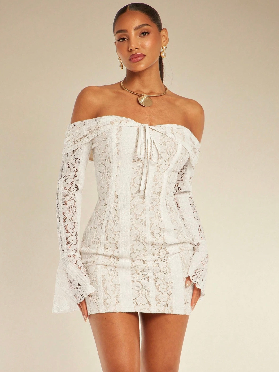 White Lace Dress