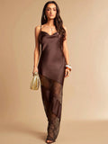 Brown Lace Dress