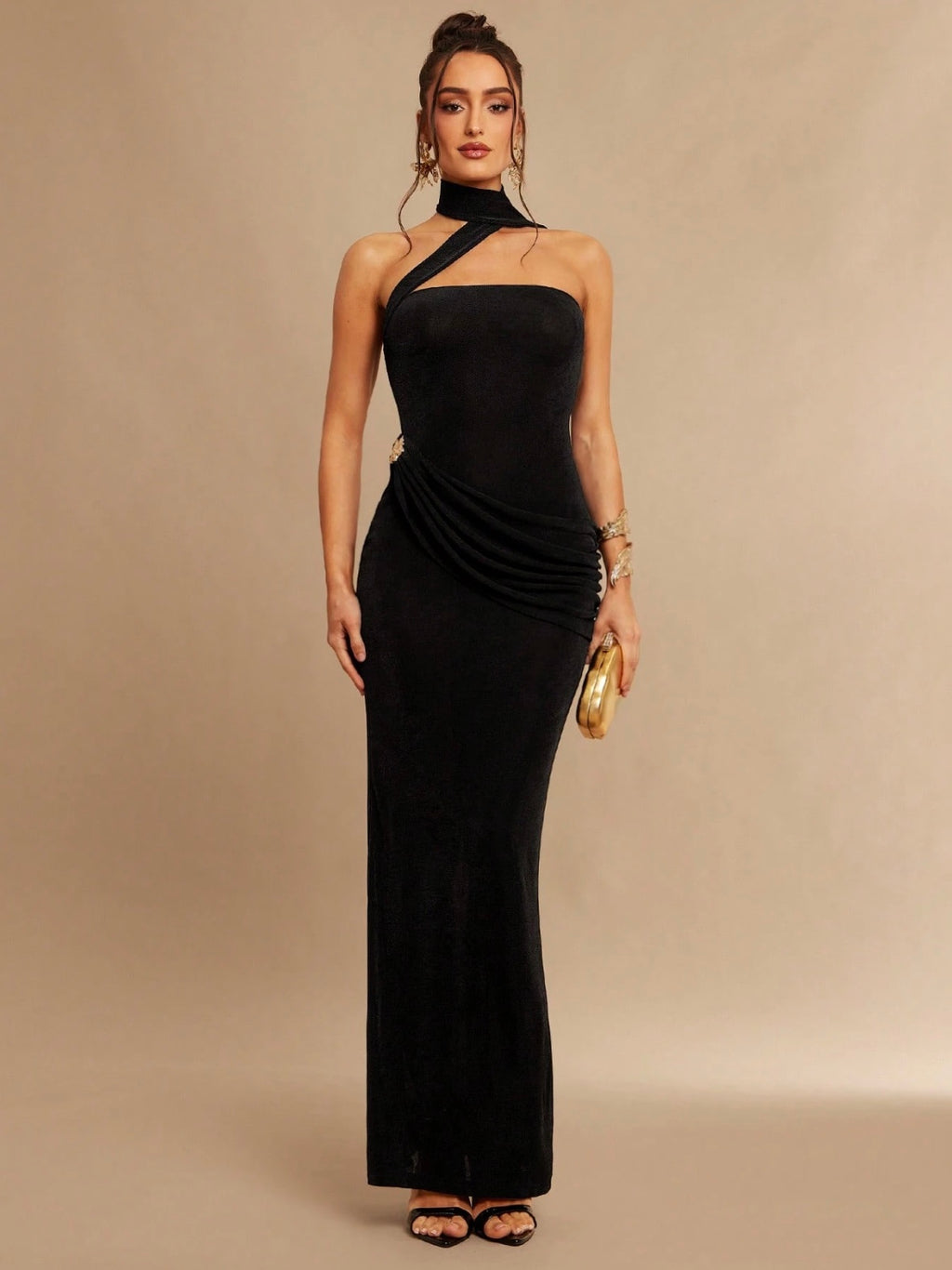 Black Flower Dress