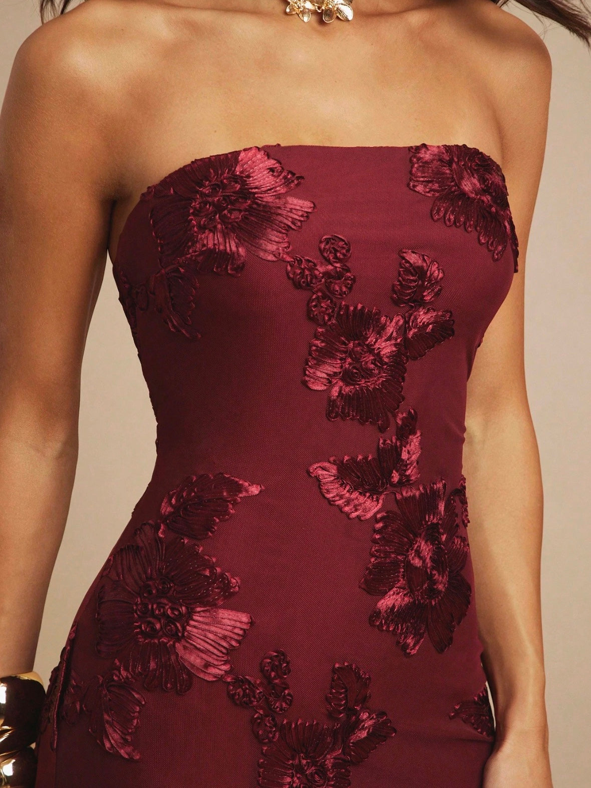 Red Bustier Dress