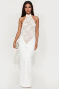 White Feminine Dress