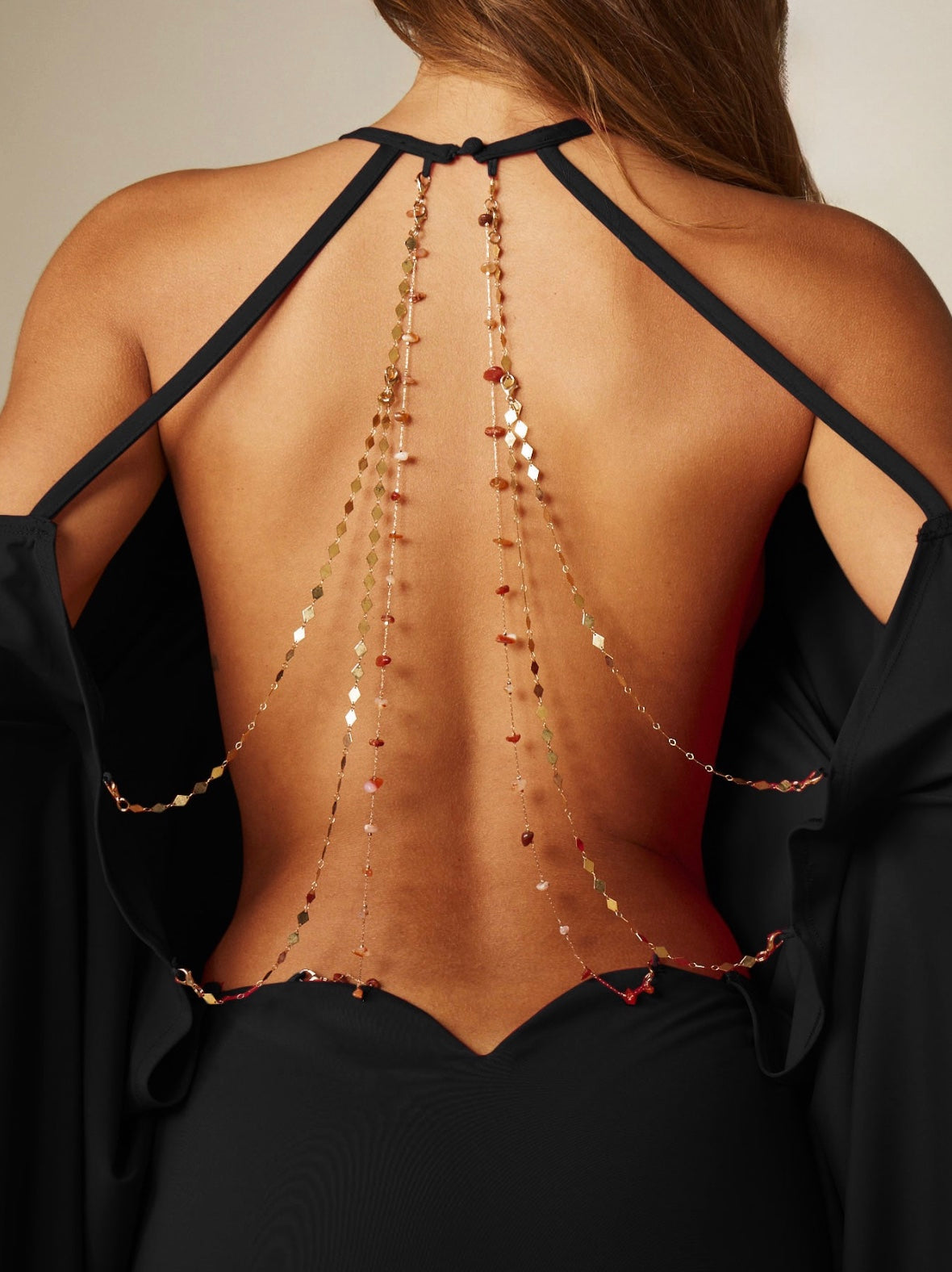 Black Backless Dress