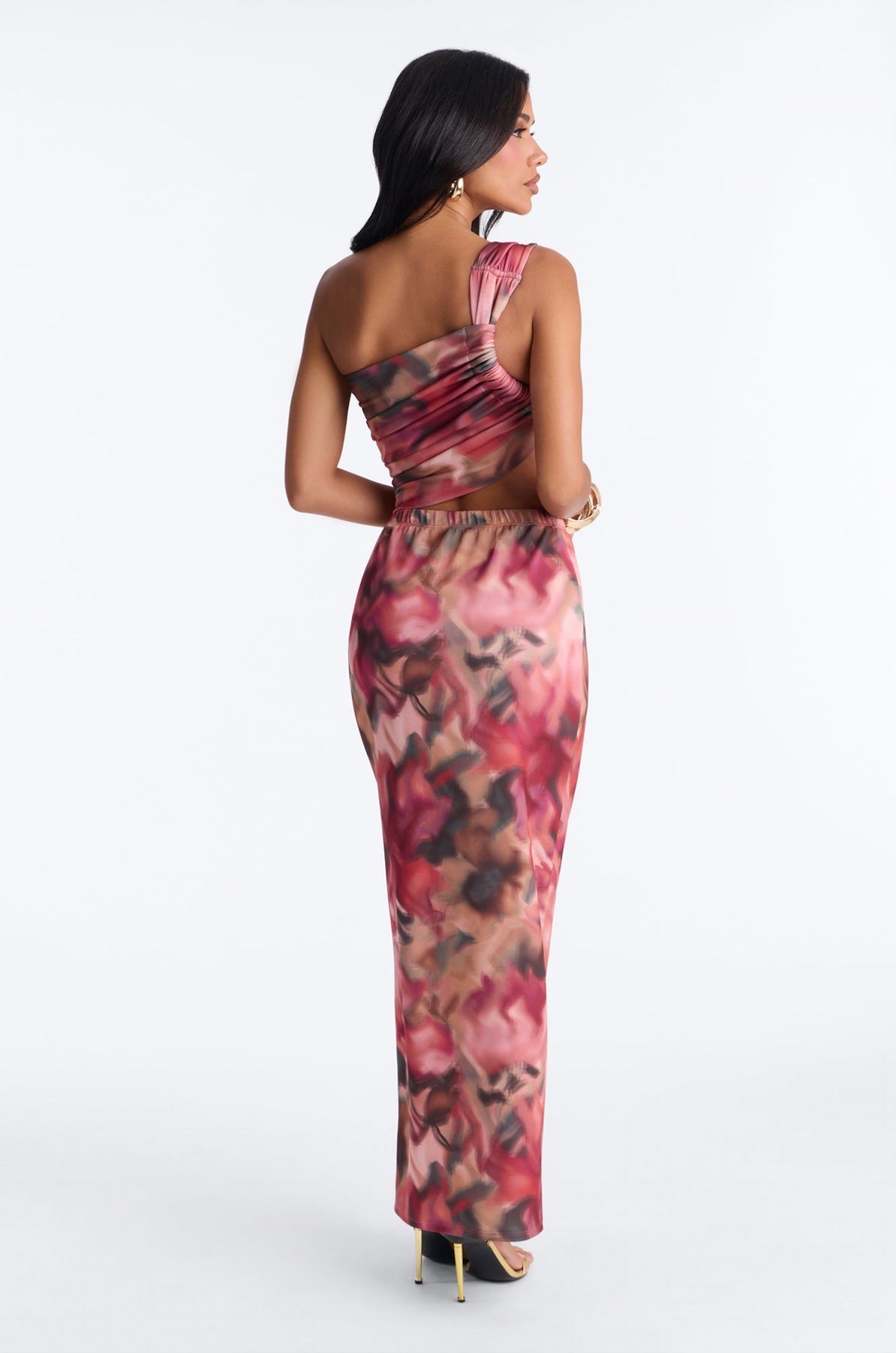 Pink Asymmetric Dress