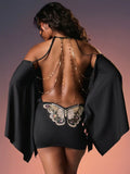 Butterfly Backless Dress