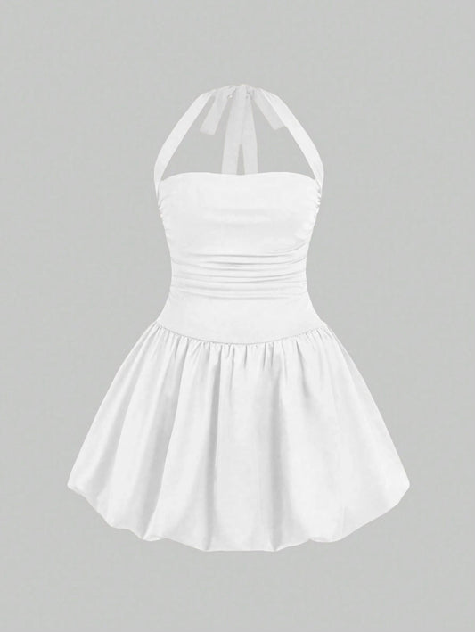 White Babydoll Mini Dress