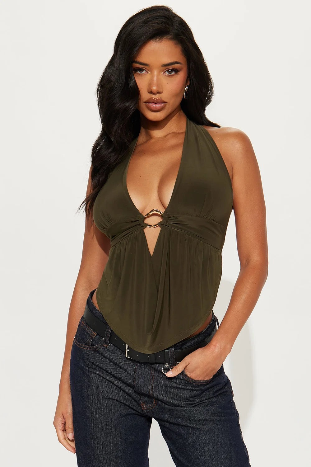 Khaki Golden Top