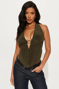 Khaki Golden Top