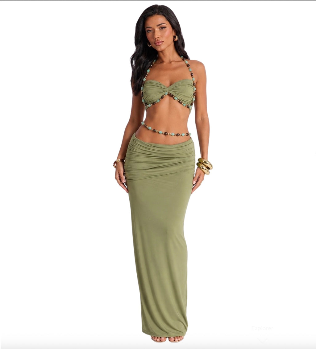 Green Pearls Set